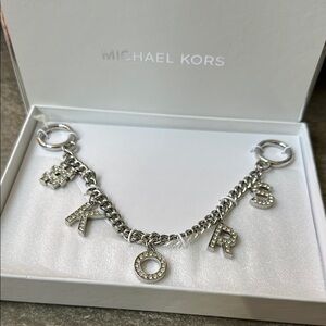 Michael Kors Silver Charm Bracelet